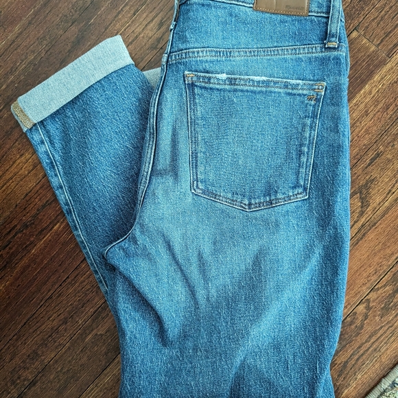 Madewell High-Rise Slim Boy Jean - Picture 5 of 5